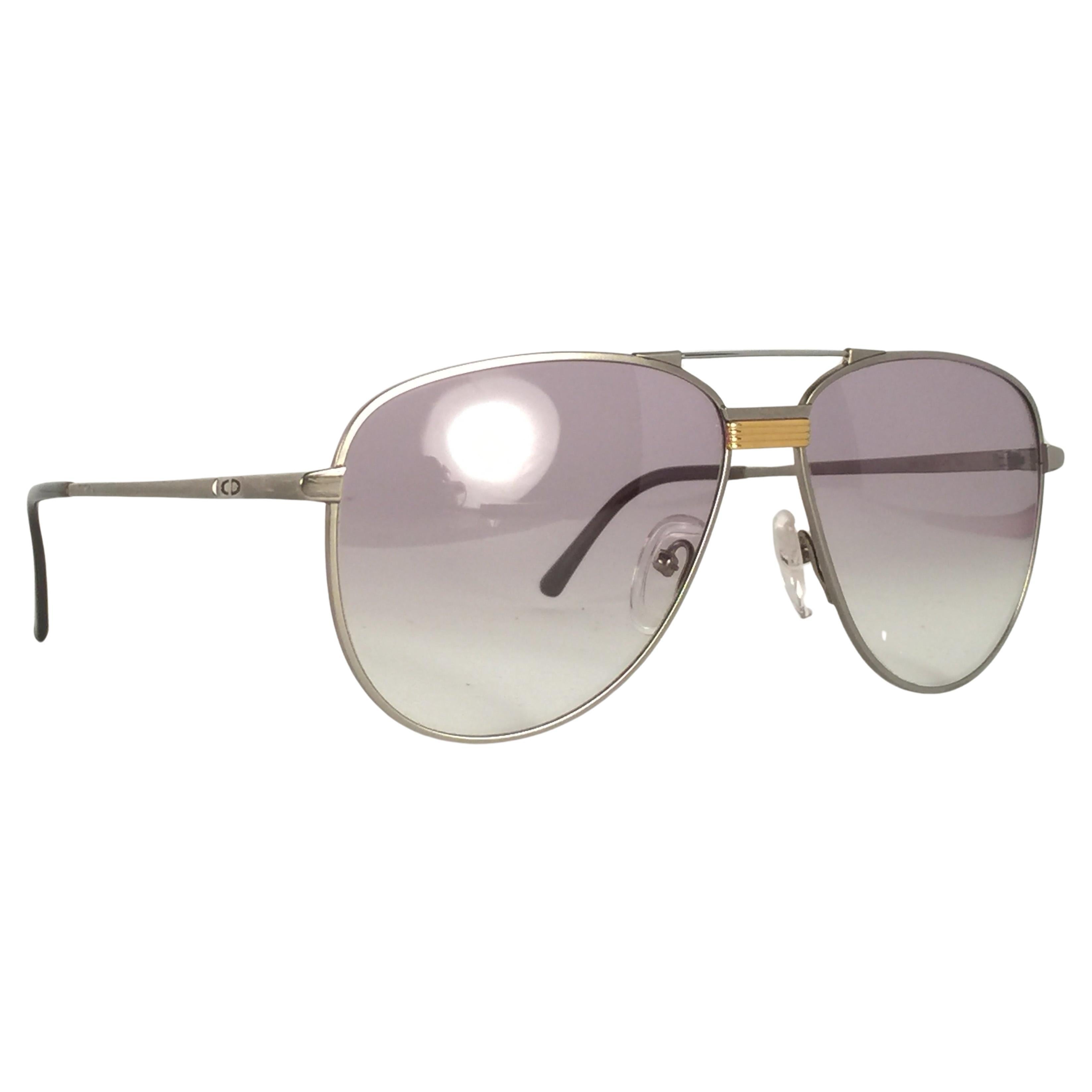 Vintage Christian Dior Monsieur Titanium Optyl Germany Sunglasses For Sale