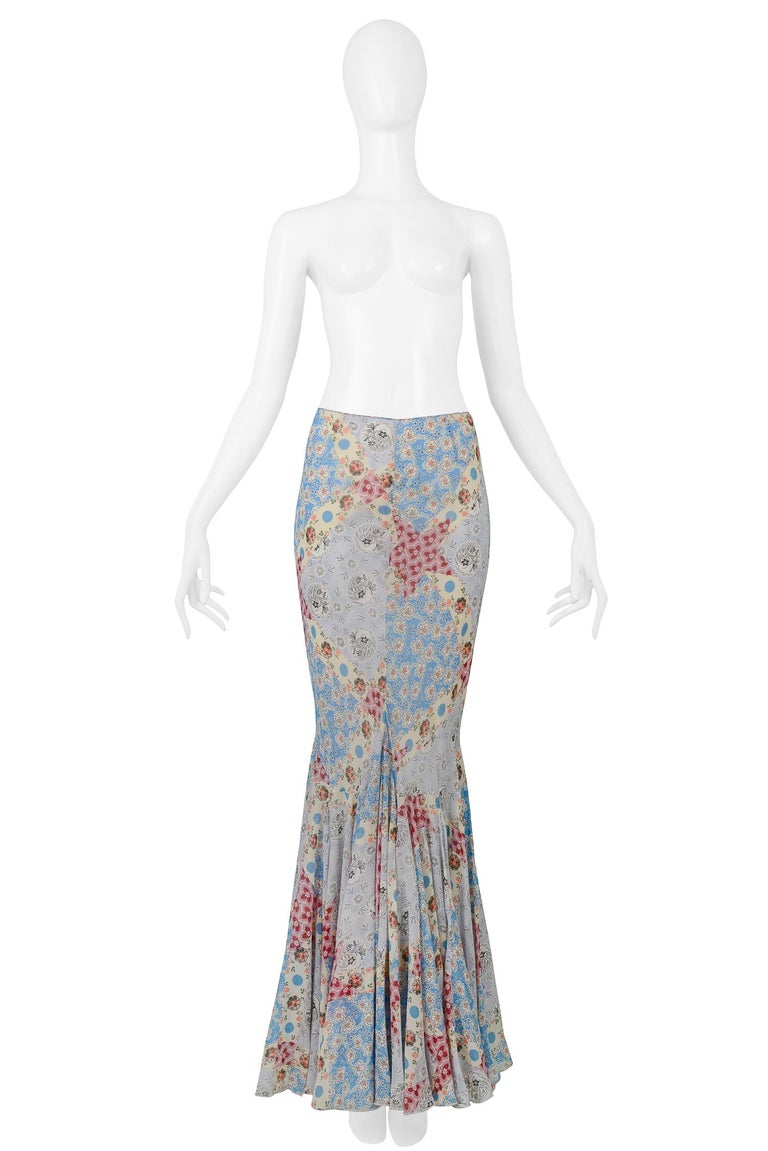 dior patchwork skirt