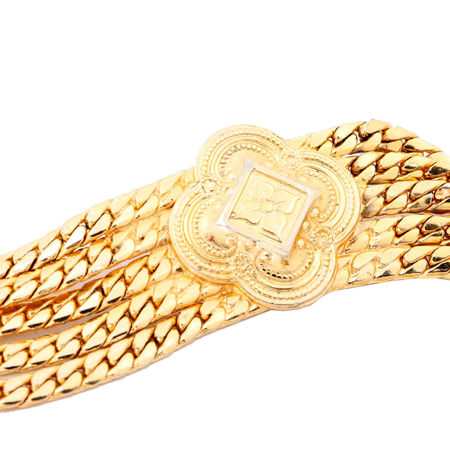 Vintage Christian Dior Multi Strand Gold Medallion Belt or Necklace For Sale 2