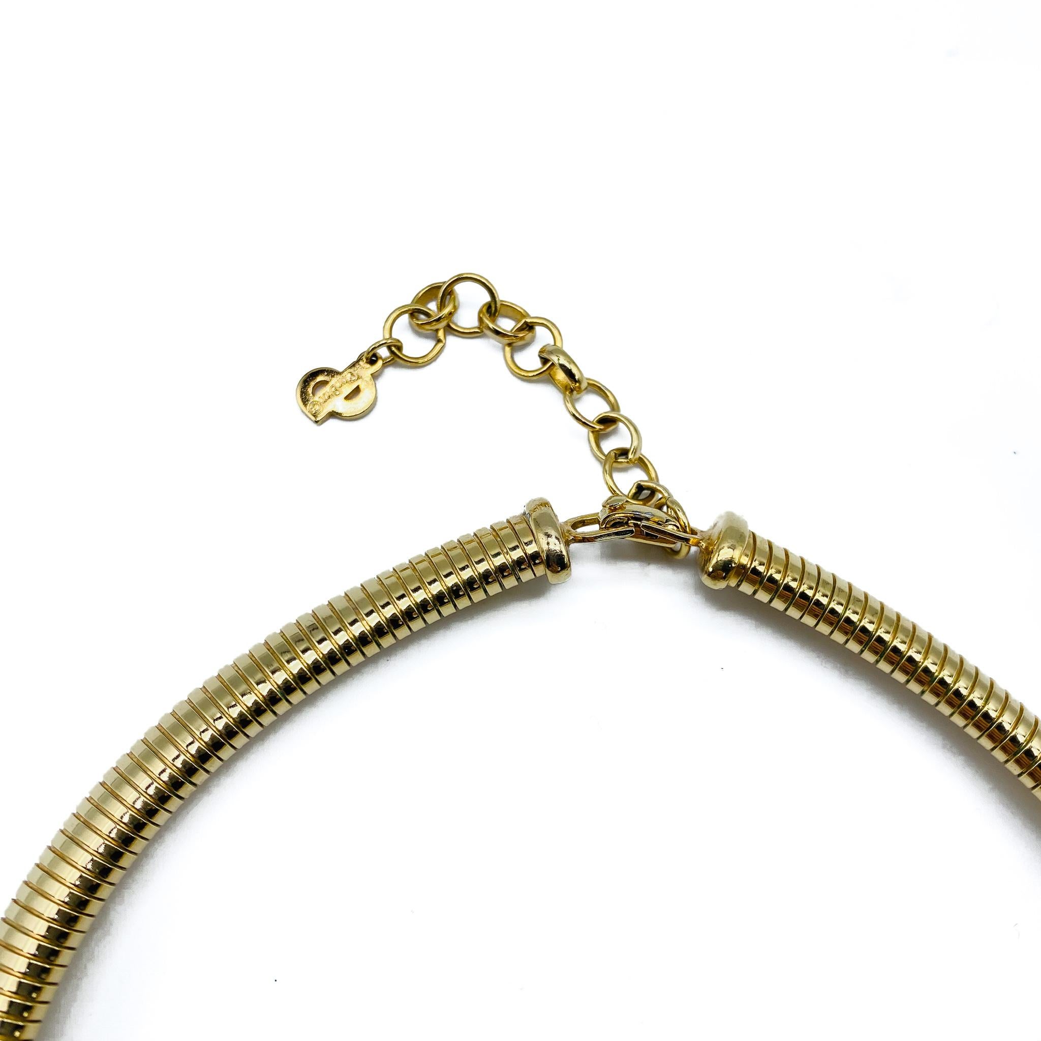 vintage dior choker necklace