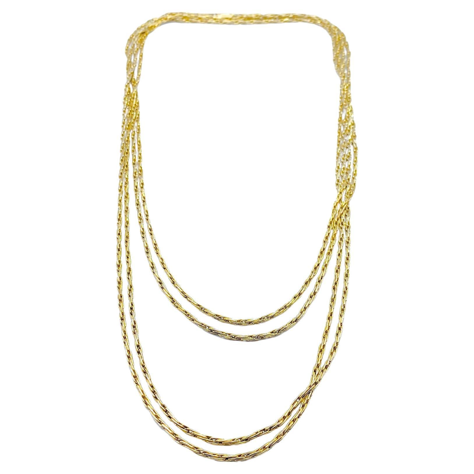 Dior Gold Chain - 39 For Sale on 1stDibs