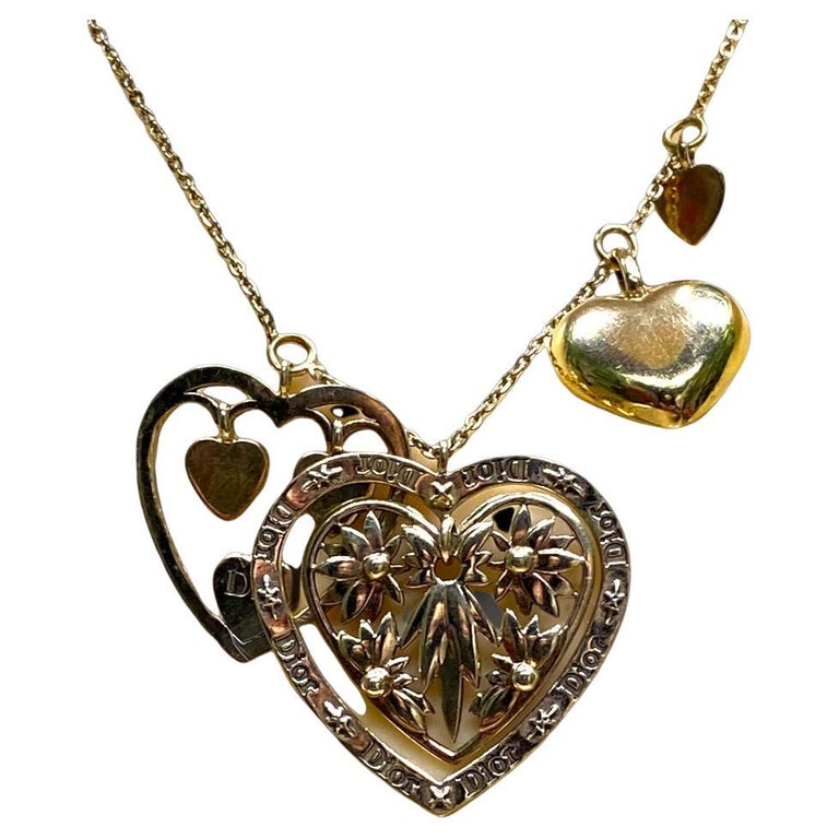 Vintage CHRISTIAN DIOR necklace and bracelet For Sale at 1stDibs