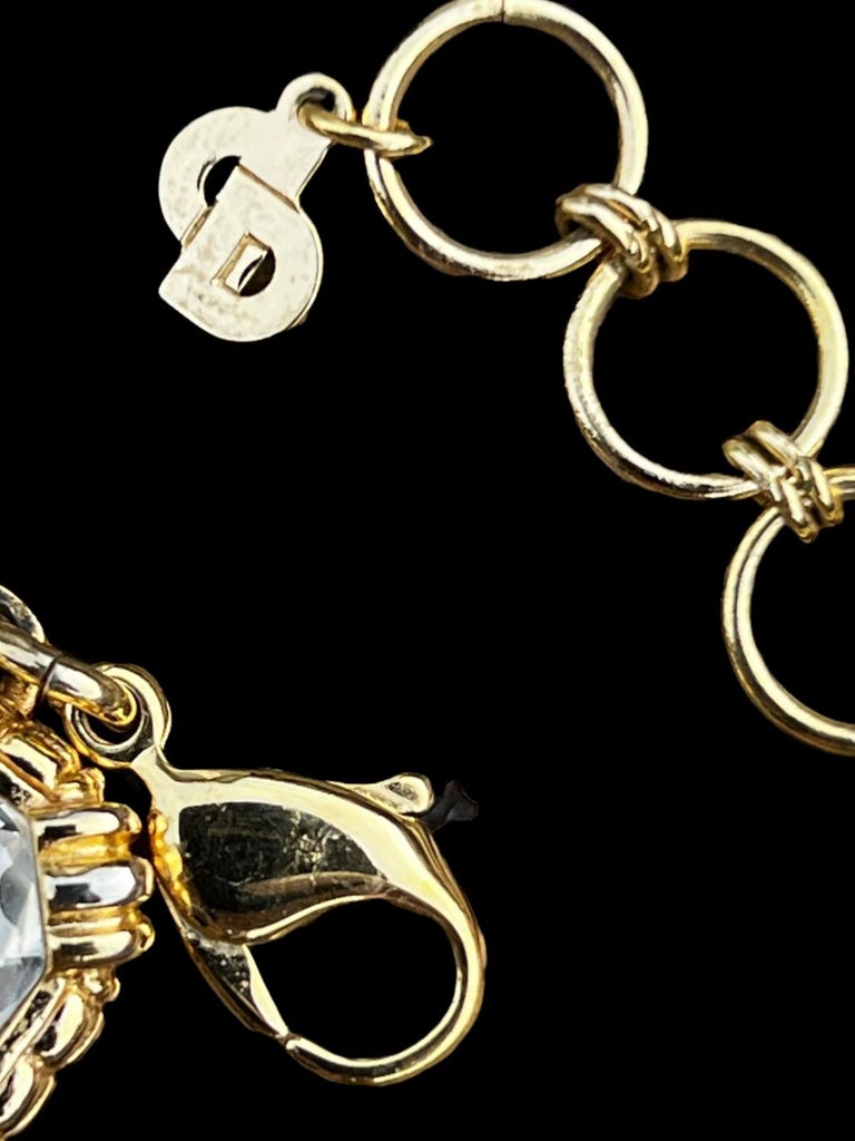 Vintage Christian Dior necklace and earrings set For Sale at 1stDibs