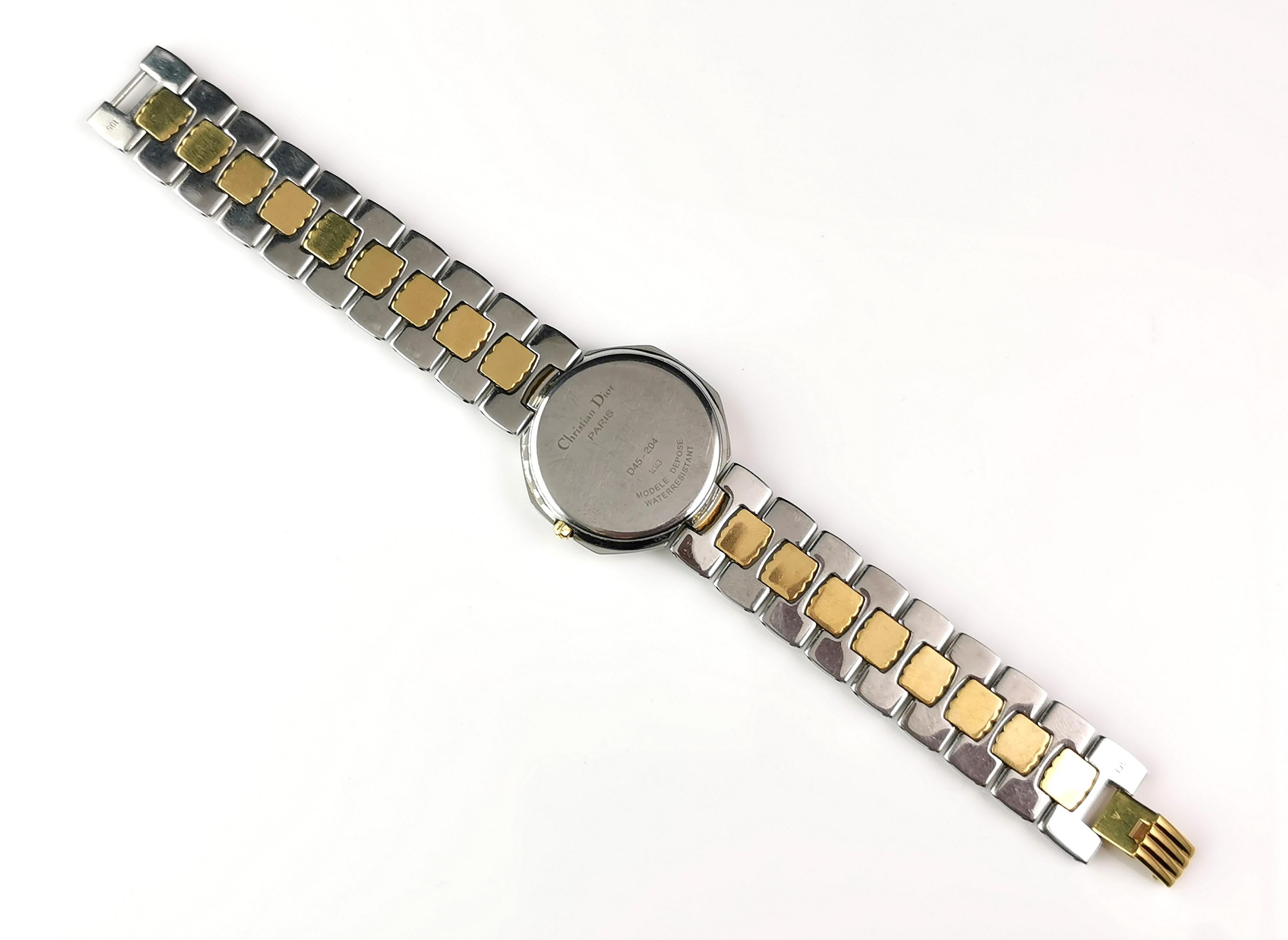 Vintage Christian Dior Octagon wristwatch, D45-204, Boxed  5