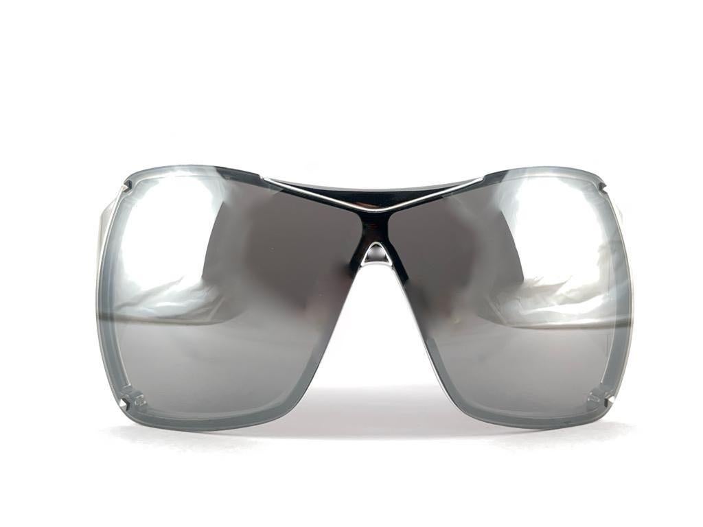 Vintage Christian Dior Overshine 1 Mask Shield Sunglasses 2006 Made In Italy Y2K For Sale 1