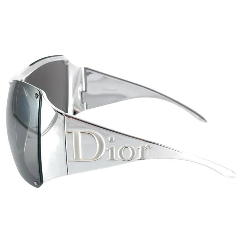 Lunettes de soleil vintage Christian Dior Overshine 1 Mask Shield 2006 Made In Italy Y2K en vente