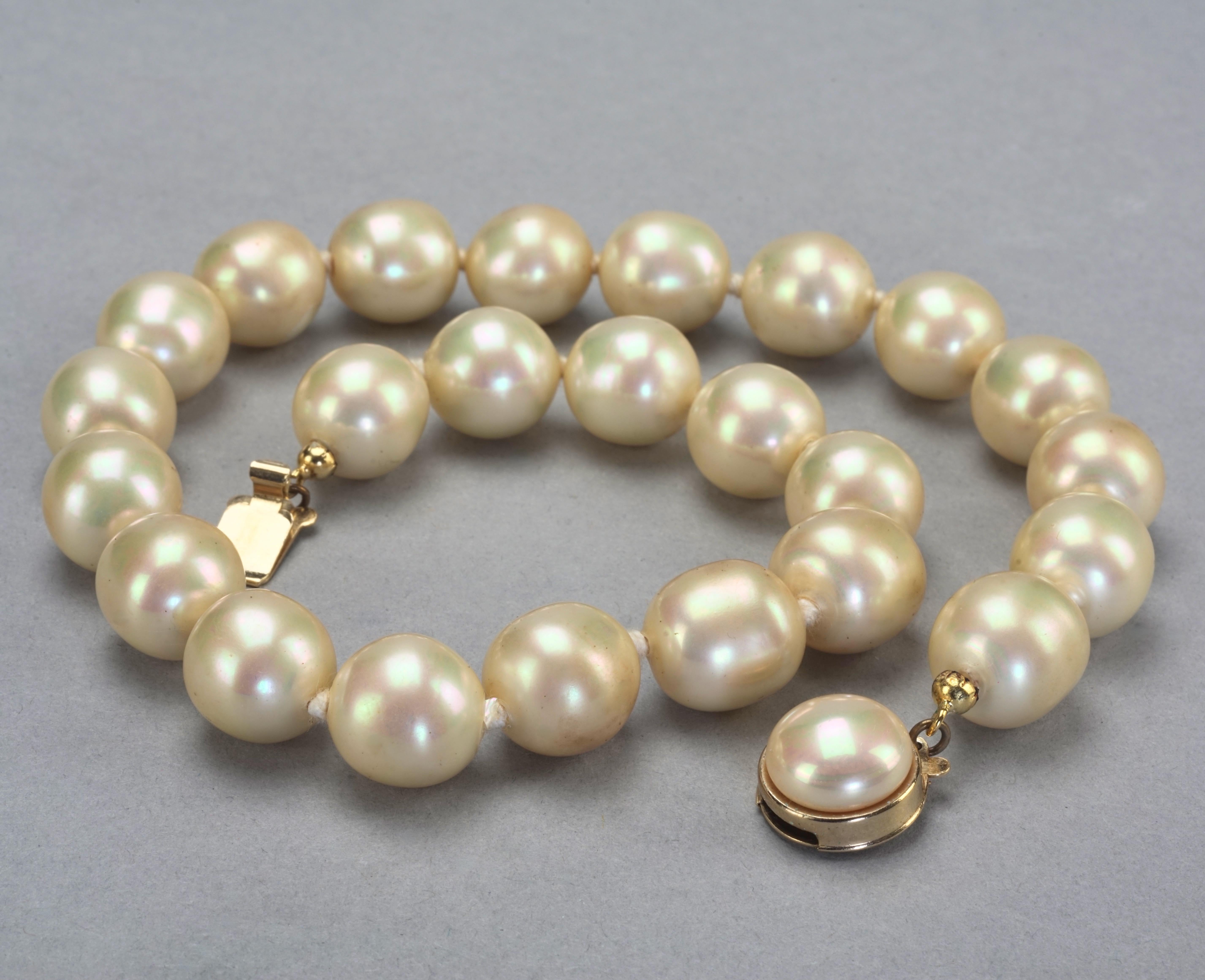 Vintage Christian Dior Pearl Choker Necklace 1