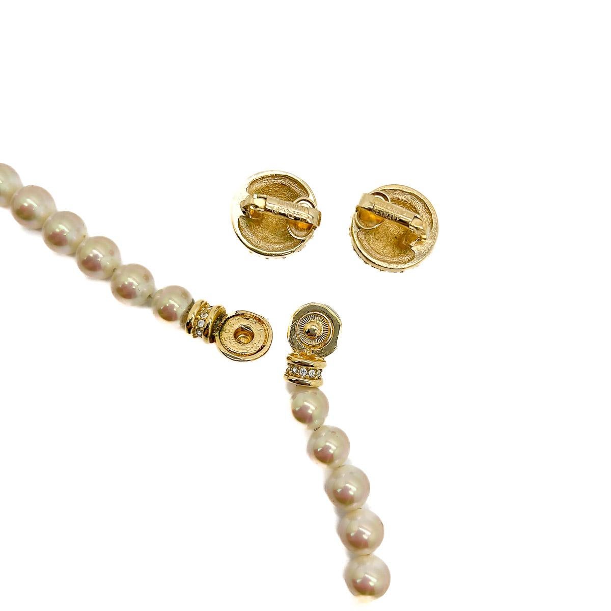 dior pearl.necklace