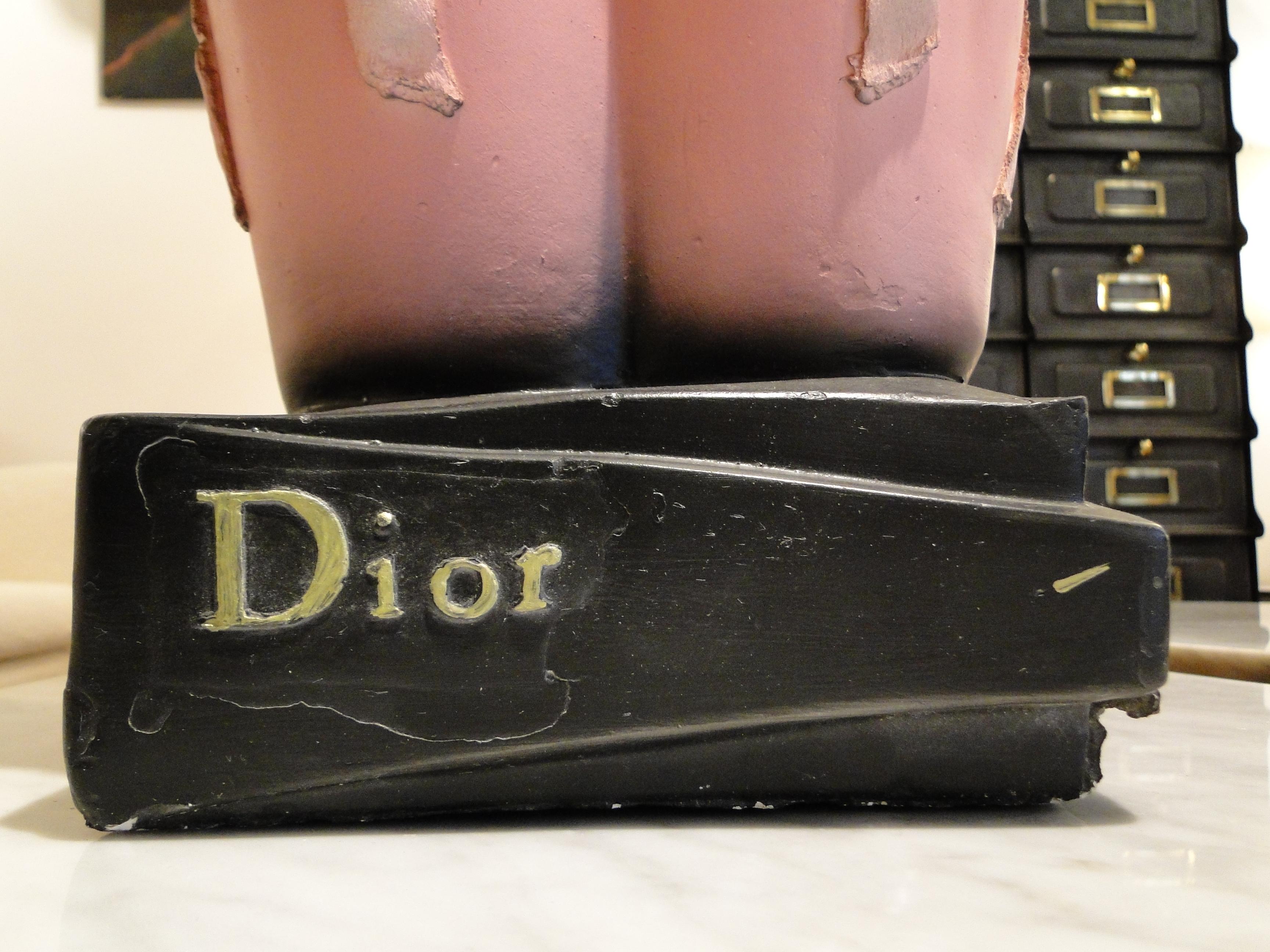 Art Deco  Christian Dior Vintage  Plaster Pin Up  Mannequin Mid Century