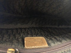 Vintage CHRISTIAN DIOR Pony Hair Suede Saddle Bag