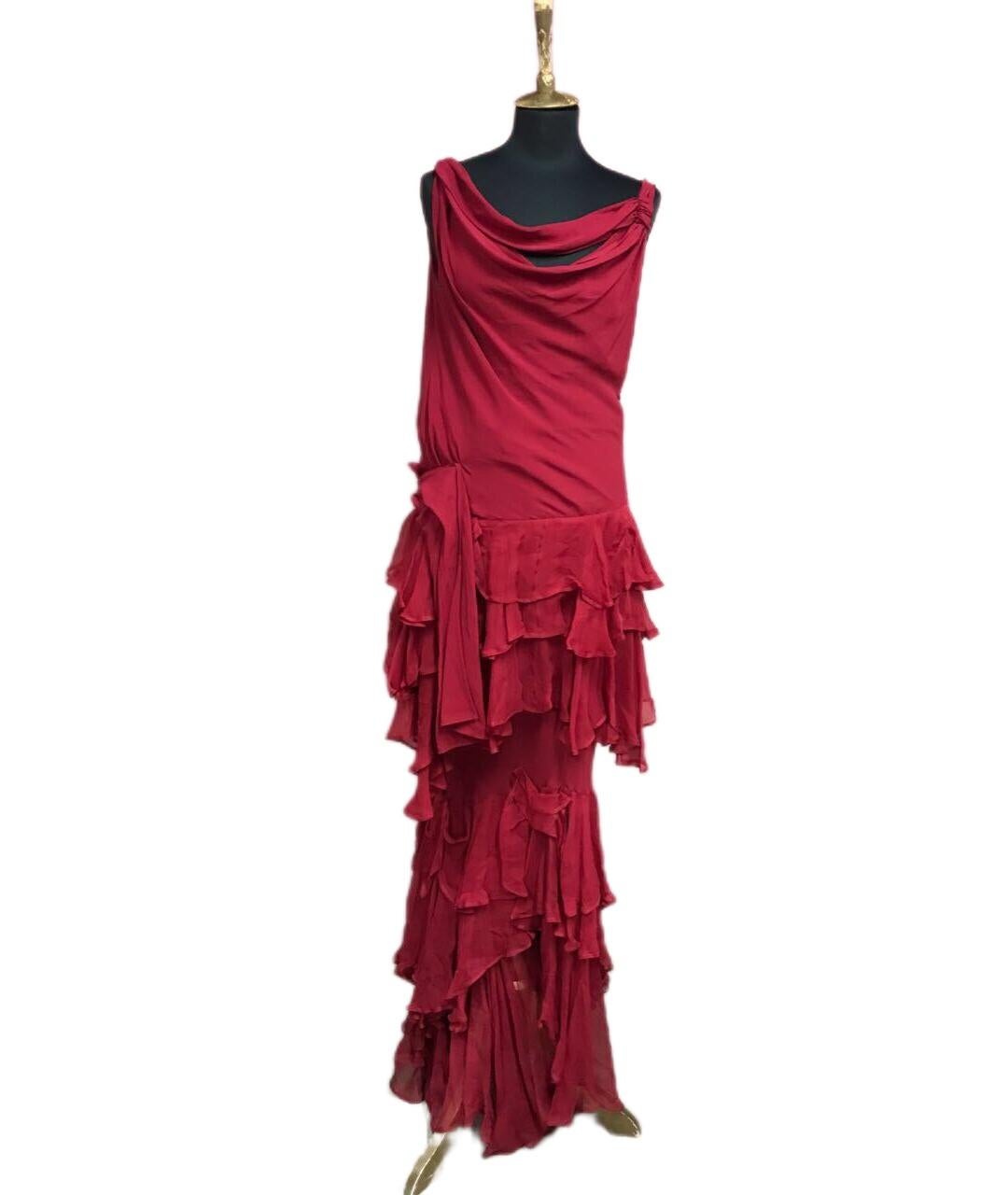 Christian Dior Long Red Dress
Fabulous ruffled design
100% Silk
Size: EU - 46, FR - 42, USA - 10
Made in France
Excellent condition
