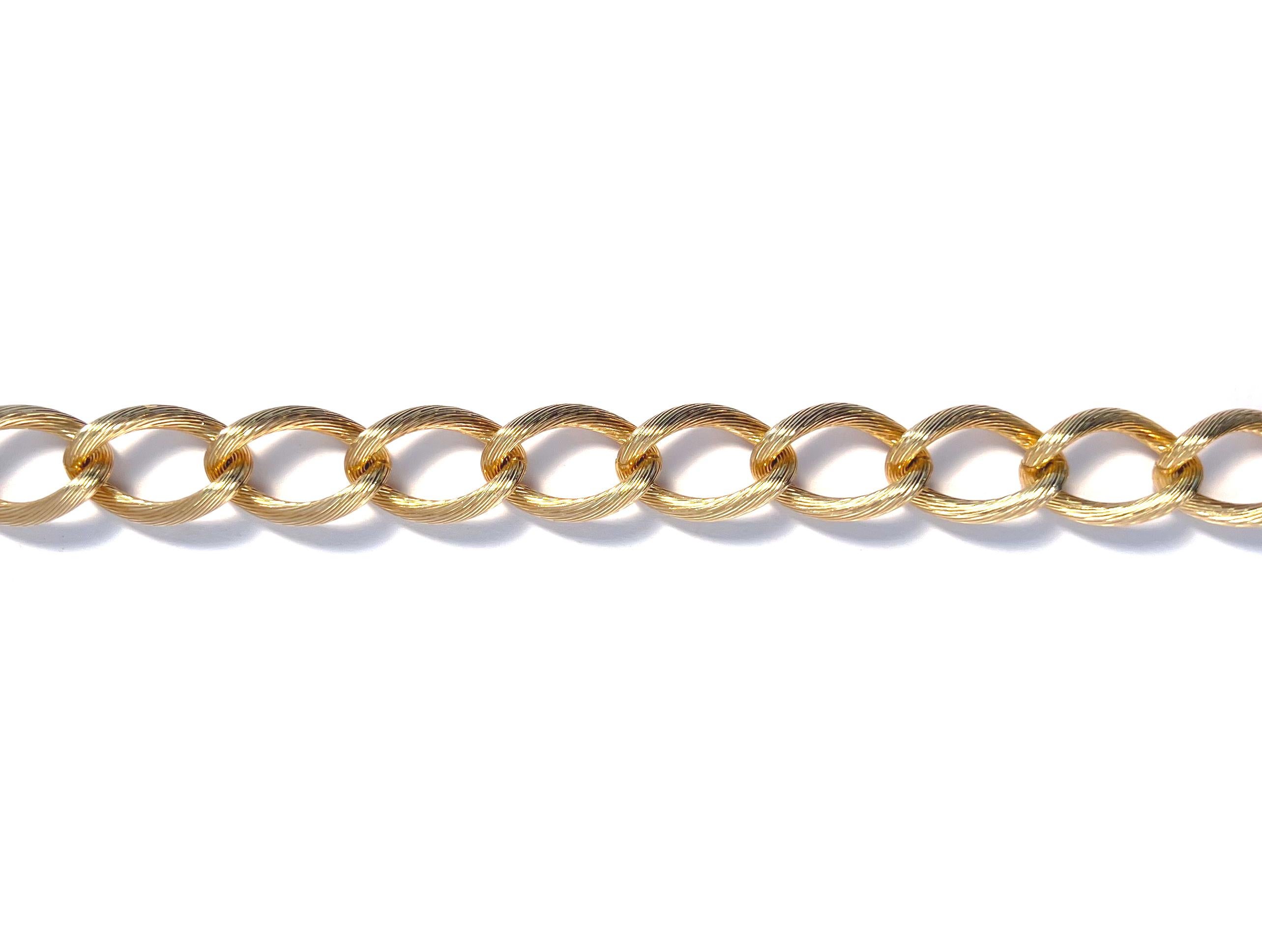 dior chain link necklace