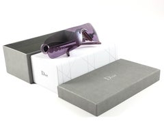 Vintage Christian Dior Ruthenium Purple Bubble Wrap Sunglasses Fall 2000 Y2K