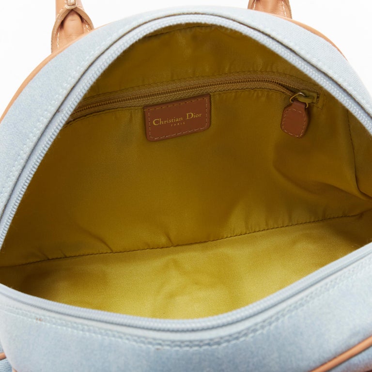 Dior Vintage Denim Bowling Bag – MAUVE
