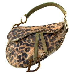 Retro Christian Dior Saddle Leopard 