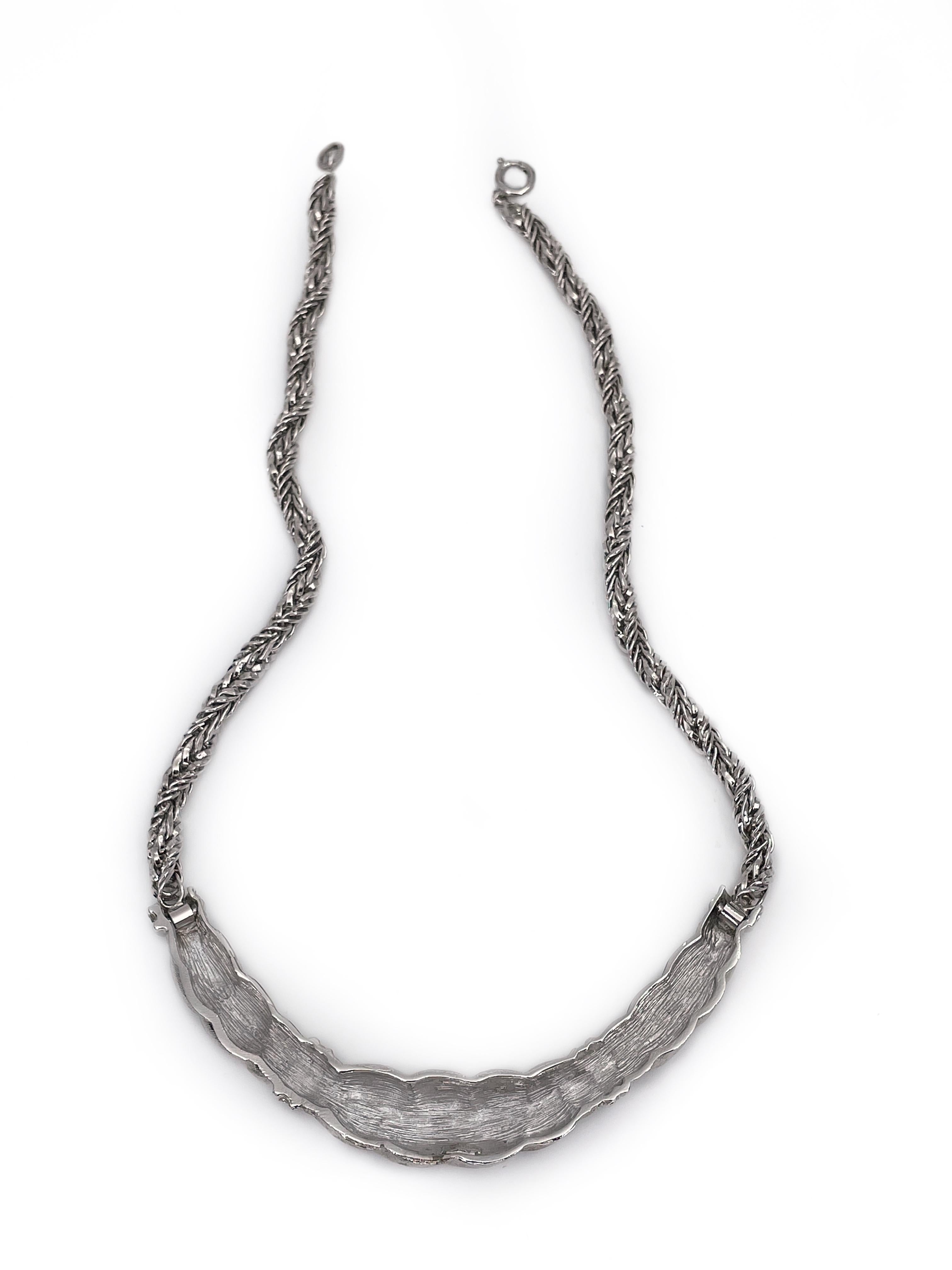 dior necklace silver