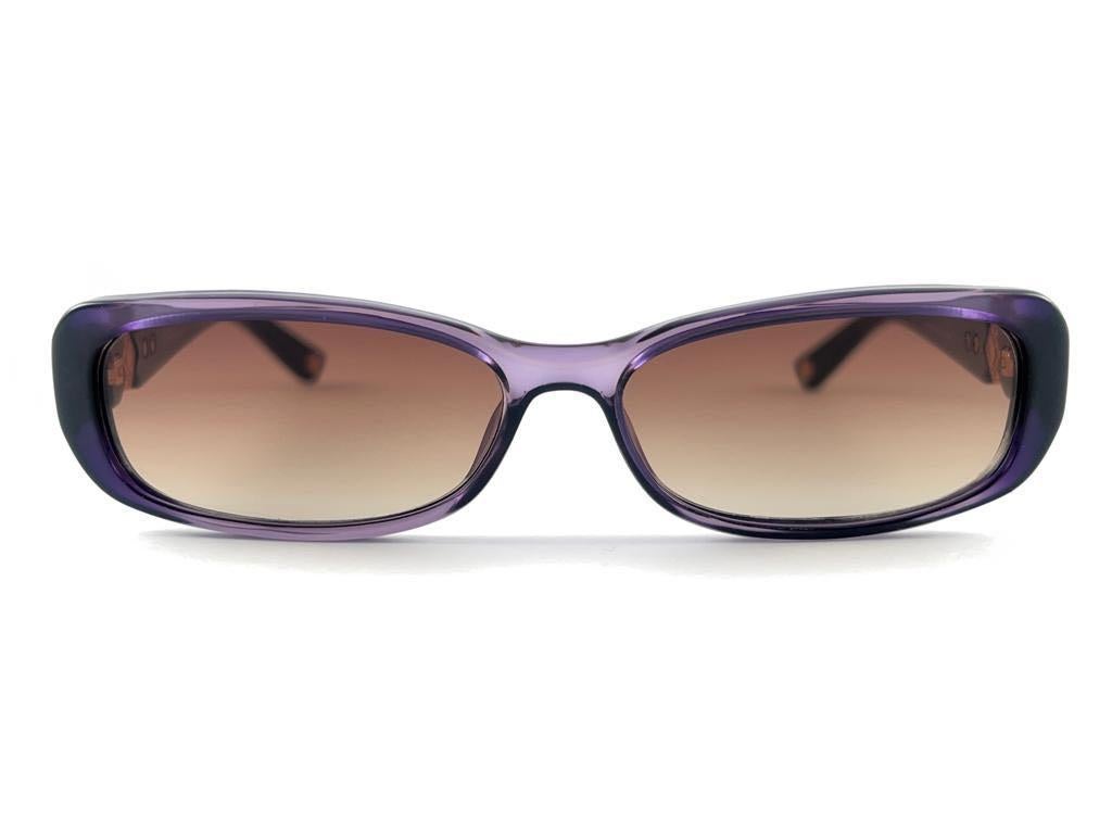 Vintage Christian Dior Sleek Purple Sunglasses Fall 2000 Y2K In New Condition In Baleares, Baleares