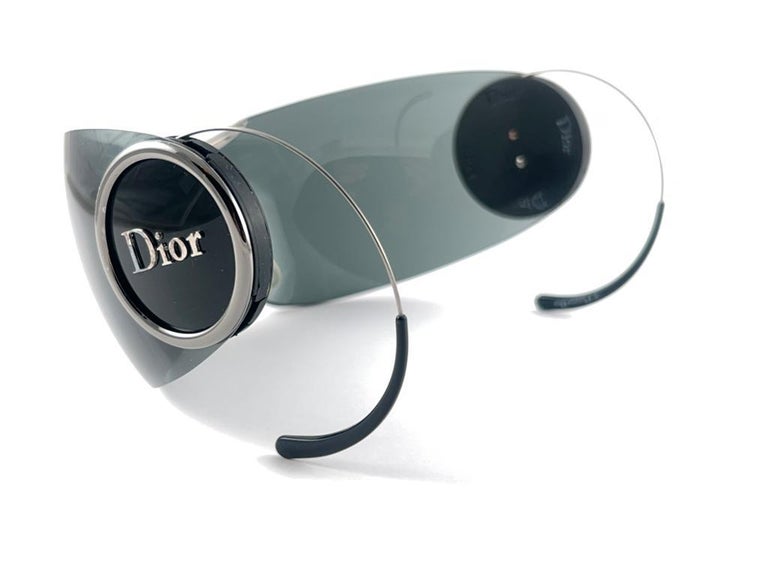 Vintage Christian Dior Sport 3 Mask Shield Sunglasses 2000 display picture 3