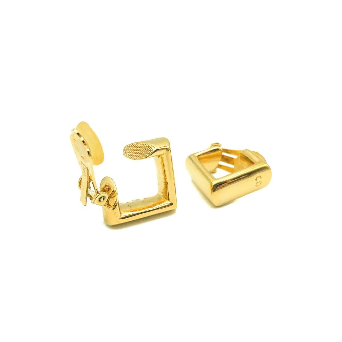 christian dior earrings hoops