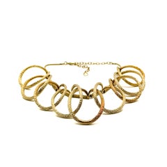 Vintage Christian Dior Statement Loop Collar 1990s