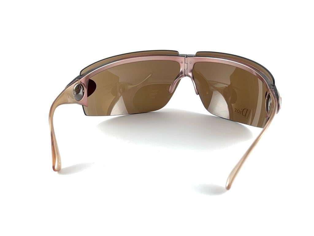 Christian Dior Summer 1 Fold Large Wrap Galliano Sunglasses des années 2000  L'AN 2000 en vente 6