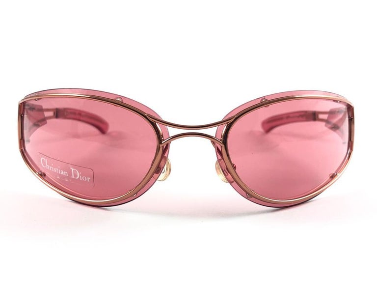 Vintage Christian Dior Trailer Park Wrap Galliano Era Sunglasses
