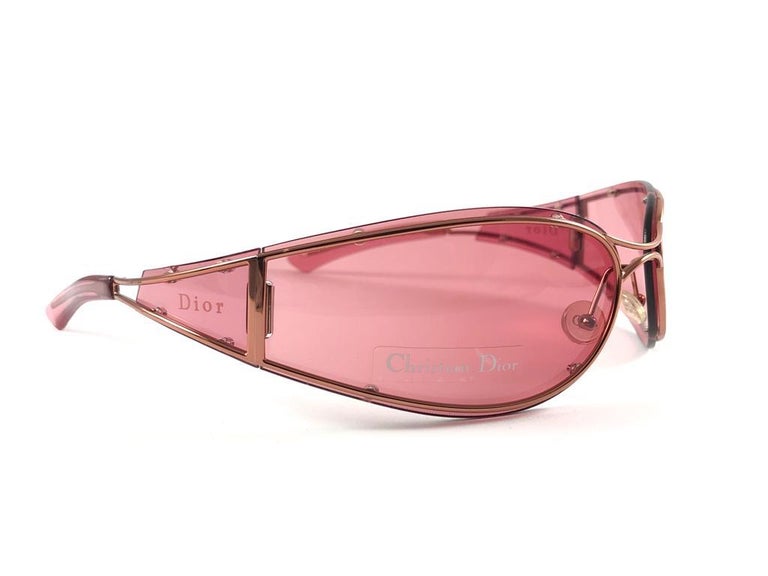 Vintage Christian Dior Trailer Park Wrap Galliano Era Sunglasses