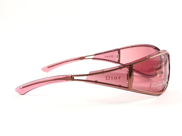 Vintage Christian Dior Trailer Park Wrap Galliano Era Sunglasses
