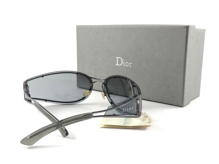 Vintage Christian Dior Trailer Park Wrap Galliano Era Sunglasses