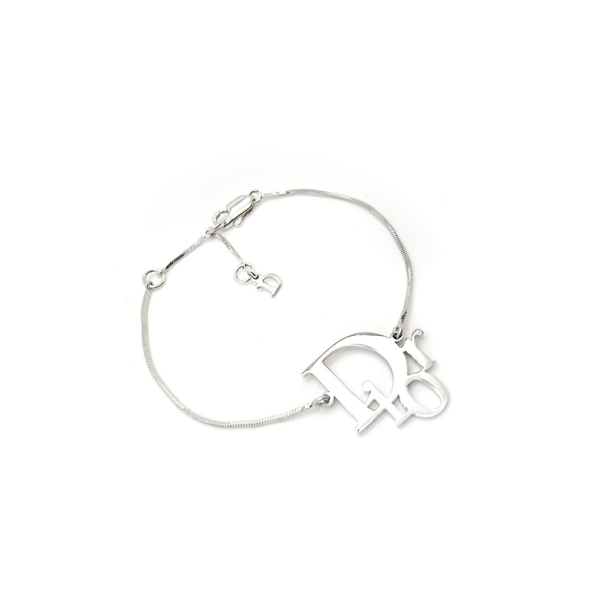 Vintage Christian Dior Trotter Bracelet 2000s In Good Condition For Sale In Wilmslow, GB