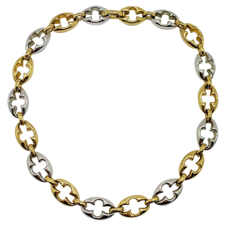Christian Dior two-tone talisman necklace, 1975