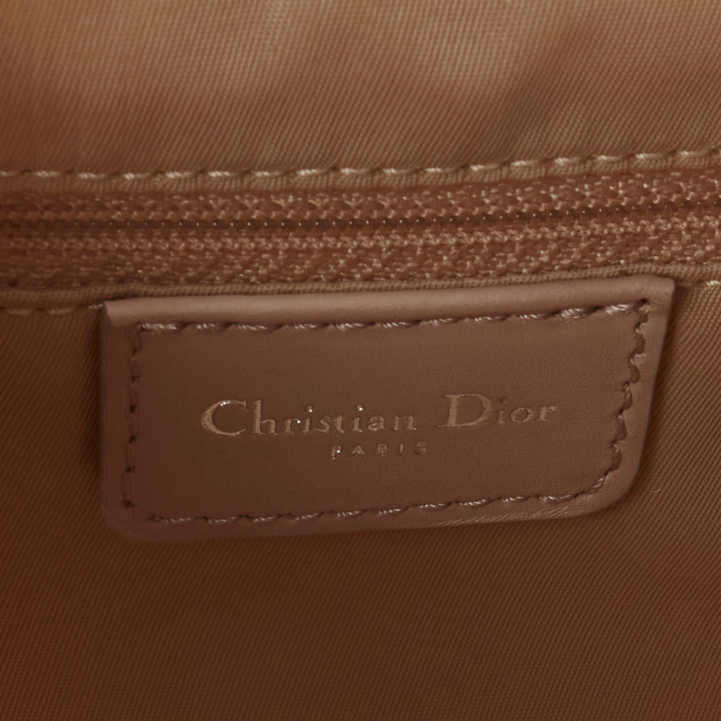 vintage CHRISTIAN DIOR Y2K Oblique Romantique Trotter monogram velvet chain bag 4