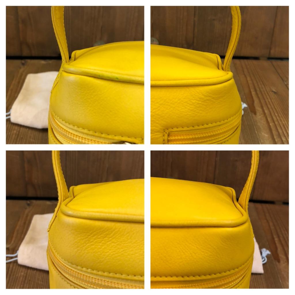 Women's Vintage CHRISTIAN DIOR Yellow Leather Vanity Case Handbag