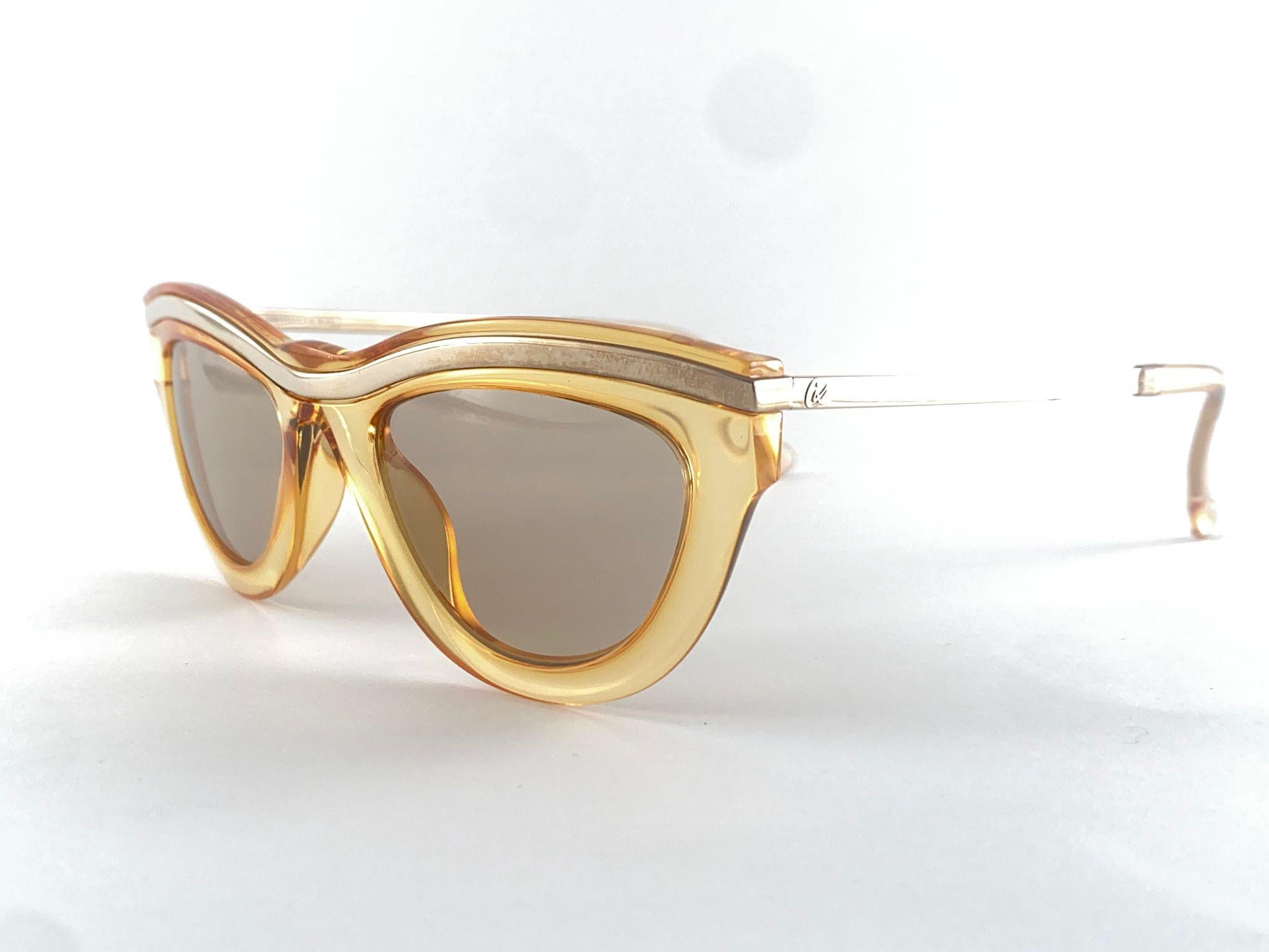 Vintage Christian Lacroix 7320 Cat `Eye Sunglasses 80's Austria In New Condition For Sale In Baleares, Baleares