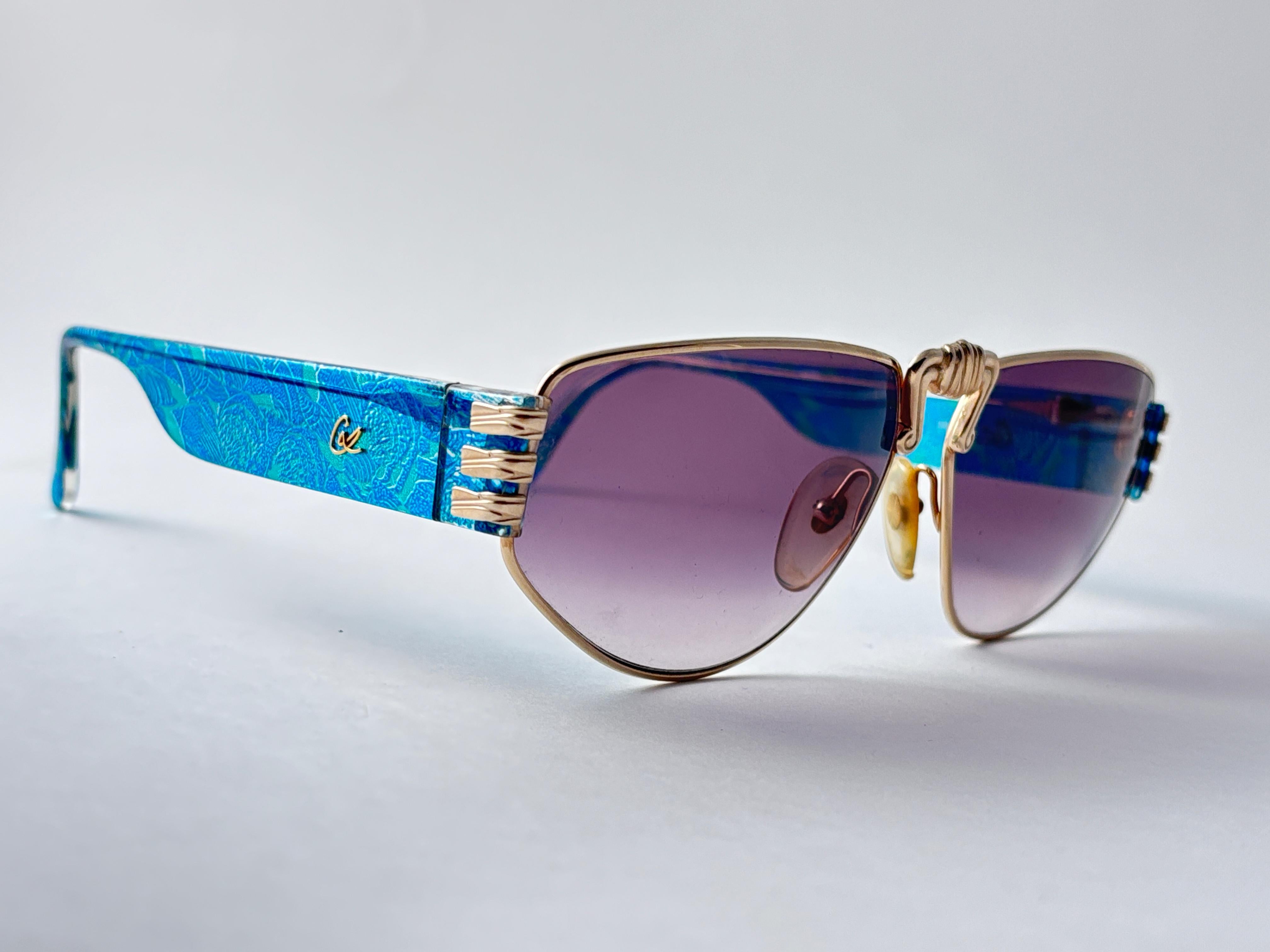 Vintage Christian Lacroix 7391 Übergroße Sonnenbrille 1980er Österreich im Angebot 1
