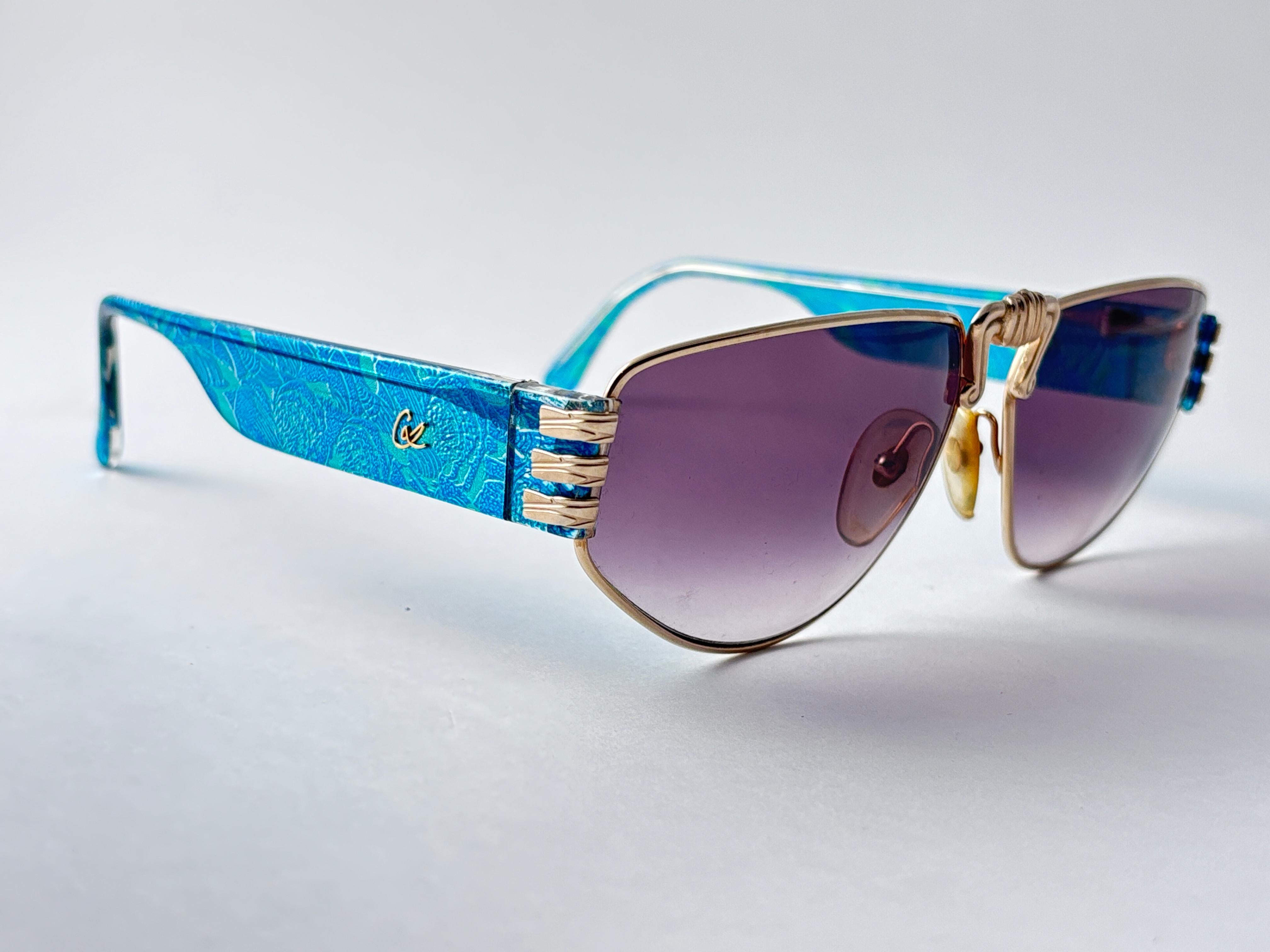 Vintage Christian Lacroix 7391 Übergroße Sonnenbrille 1980er Österreich im Angebot 2
