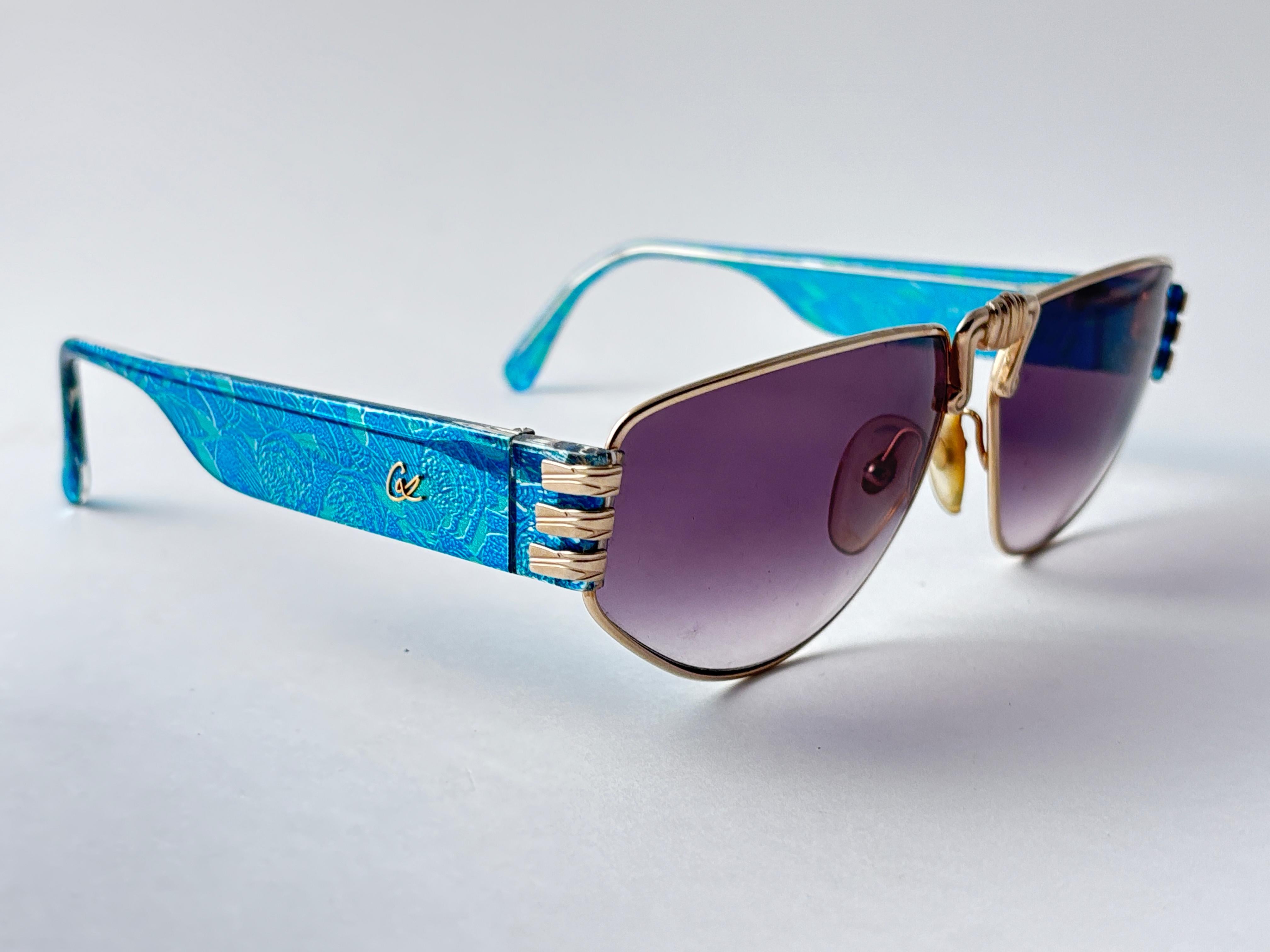 Vintage Christian Lacroix 7391 Übergroße Sonnenbrille 1980er Österreich im Angebot 3