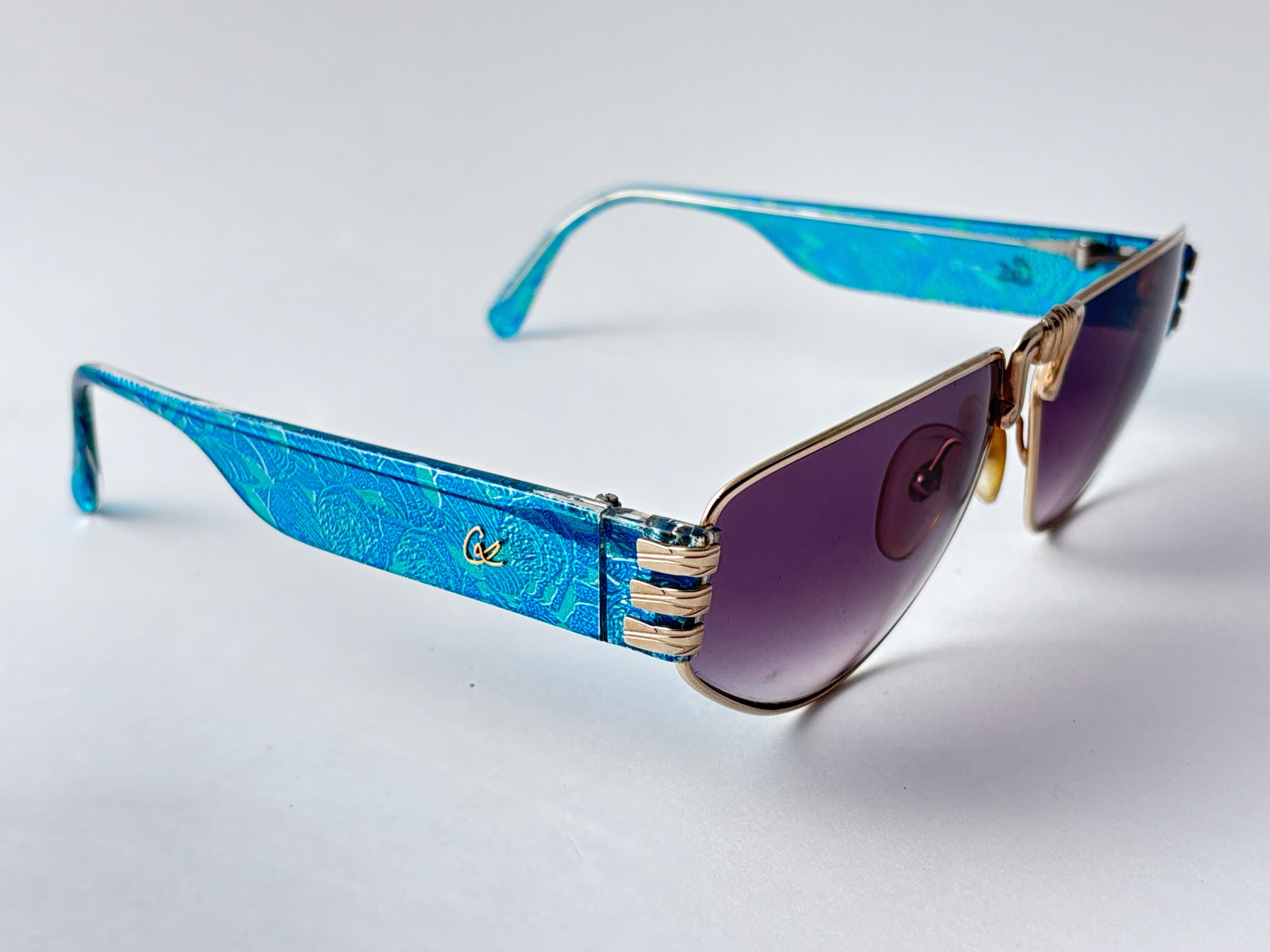 Vintage Christian Lacroix 7391 Übergroße Sonnenbrille 1980er Österreich im Angebot 4