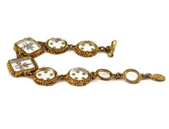 Bracciale vintage CHRISTIAN LACROIX con specchio barocco