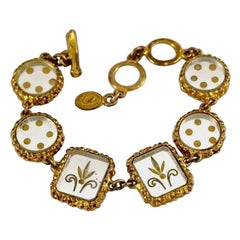 Vintage CHRISTIAN LACROIX Baroque Mirror Bracelet