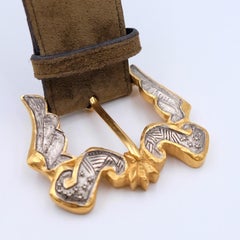 Vintage Christian Lacroix Belt Buckle 1990s