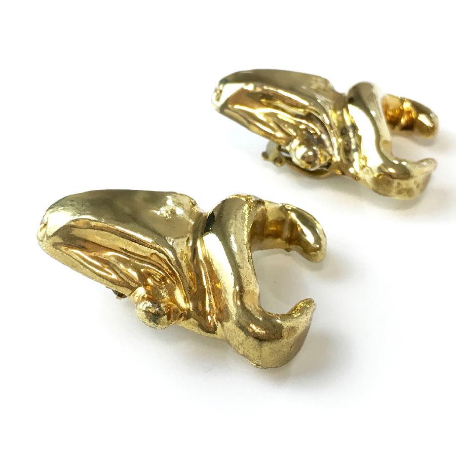 Vintage Christian Lacroix Clip Earrings In Good Condition In Paris, FR