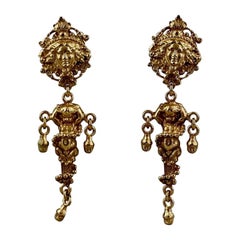 Vintage CHRISTIAN LACROIX Comedie Francaise Opulent Earrings