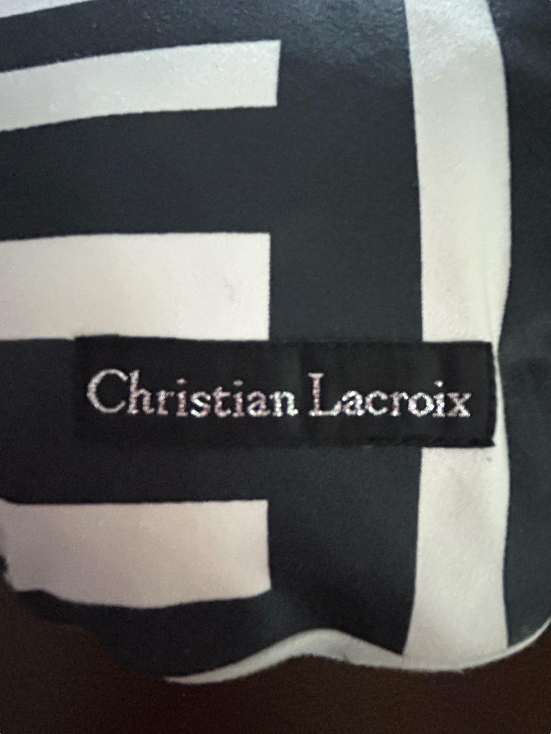 Vintage Christian Lacroix Decorative Throw Pillows 'Set of 2' For Sale 2