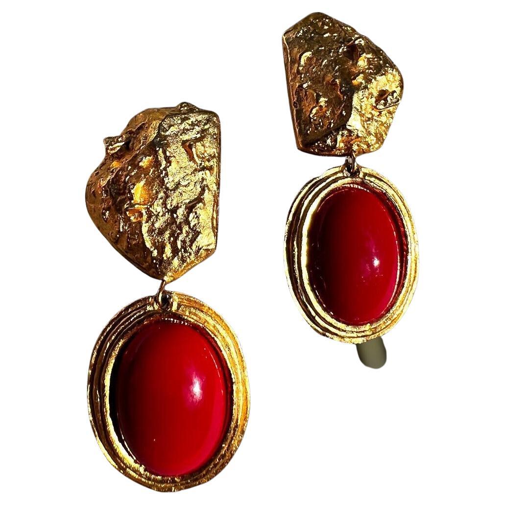 Vintage Christian Lacroix earrings For Sale at 1stDibs