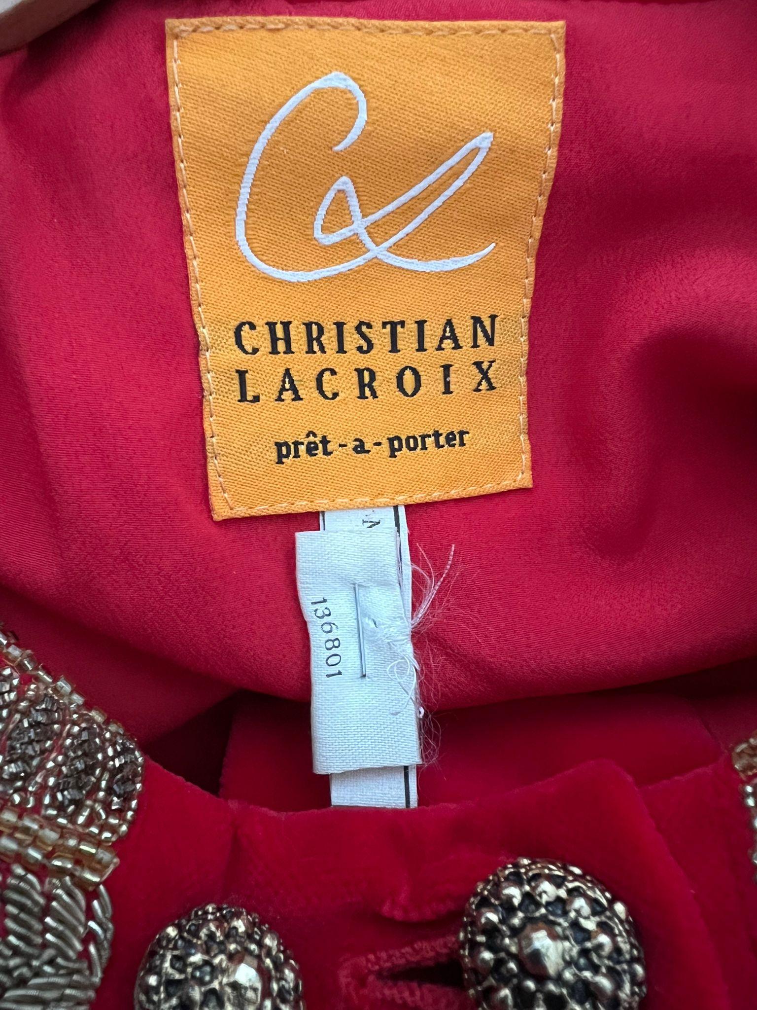 Christian Lacroix - Ensemble jupe couture embellie vintage, années 1988  en vente 1