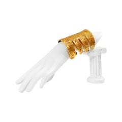 Vintage Christian Lacroix Gold Tone Cuff, Circa 1990s