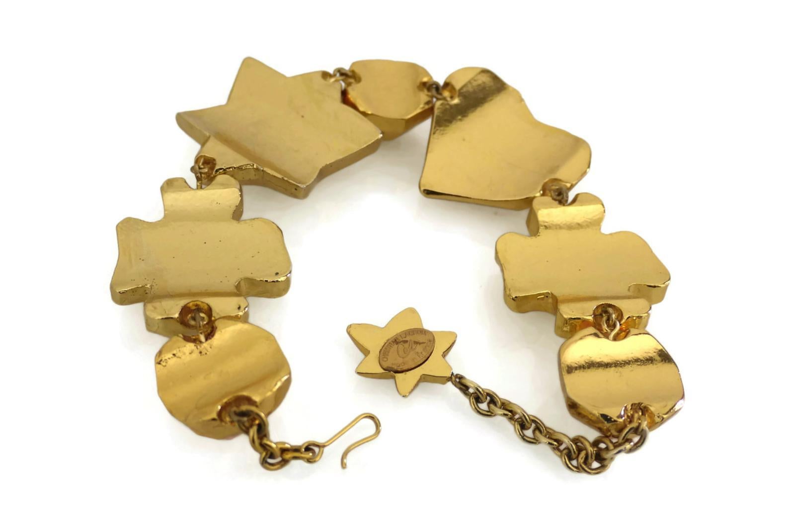 Vintage CHRISTIAN LACROIX Iconic Symbol Choker Necklace 1