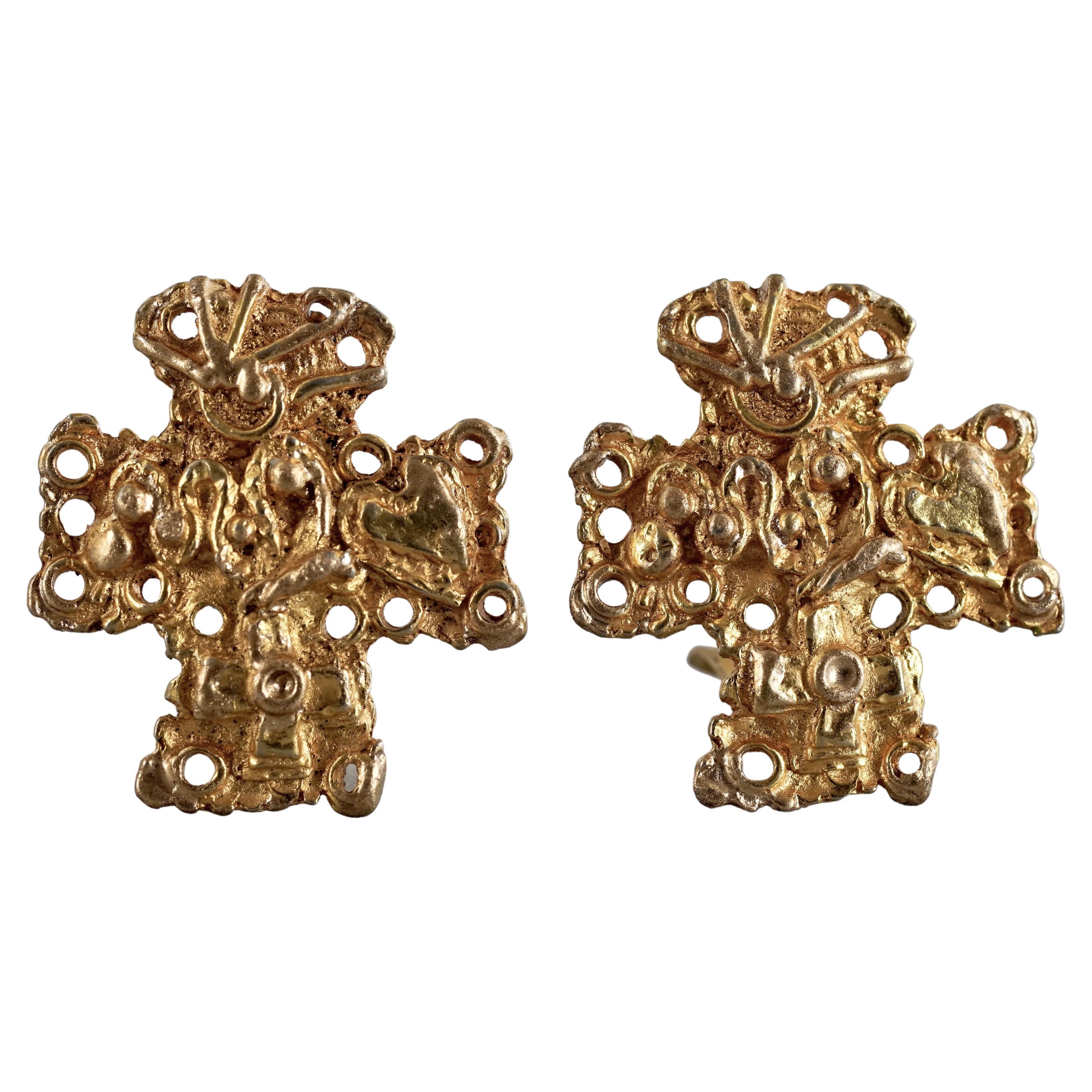 Vintage Christian Lacroix earrings For Sale at 1stDibs