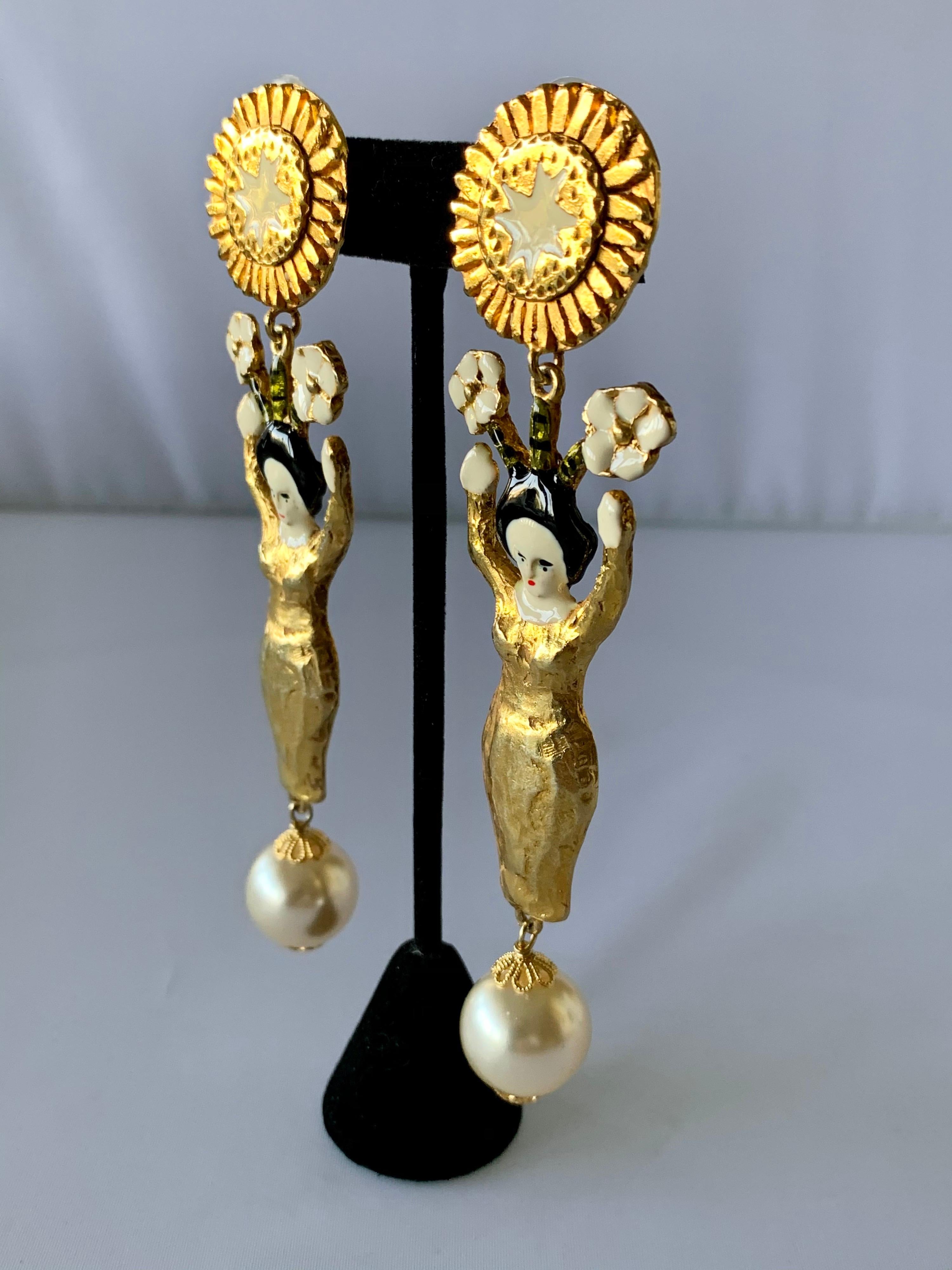 geisha earrings